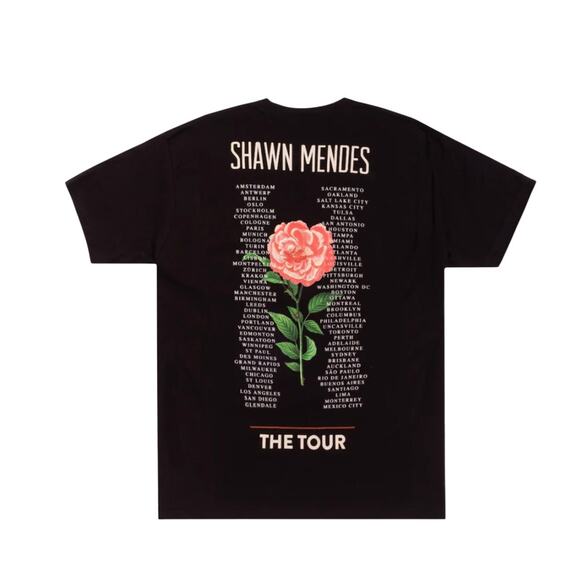 Shawn Mendez The Tour 2019 T-Shirt Size M - Picture 5 of 5